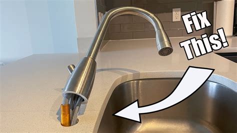 how to tighten a loose moen single handle kitchen faucet handle|Tighten loose handle 